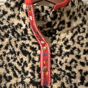 The Great Cropped Fleece Pullover